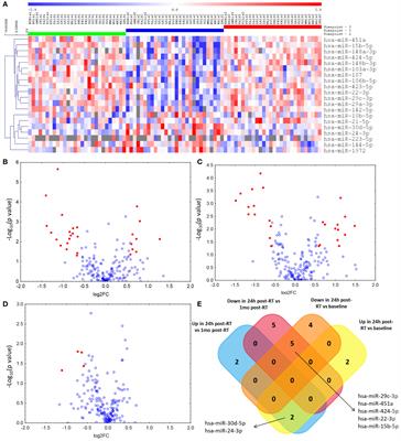 Radiation-induced circulating microRNAs linked to echocardiography parameters after radiotherapy